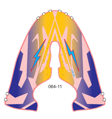 पुरुषों के फ्लाईनिट इलास्टिक ऊपरी जूते