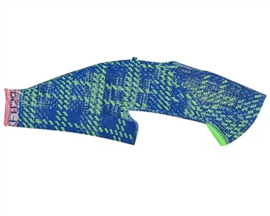 OEM विशेष डिज़ाइन वैम्प निट फ्लैट बुना हुआ अपर स्नीकर वैम्प शू अपर मेश फैब्रिक