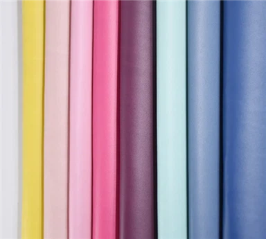 थोक नकली पु चमड़ा फैक्टरी उत्पाद 0.जूते बनाने की सामग्री के लिए 5 मिमी स्पनलेस पु अस्तर सिंथेटिक चमड़ा