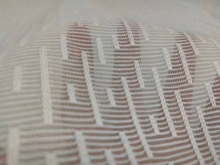 100% Polyester Fabric Striped Breathable Translucent Fabric