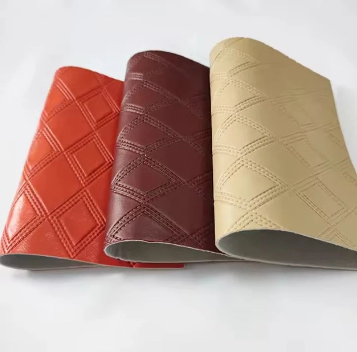 3D 5D PVC Sponge Leather Floor For Car Seat Filling Upholstery