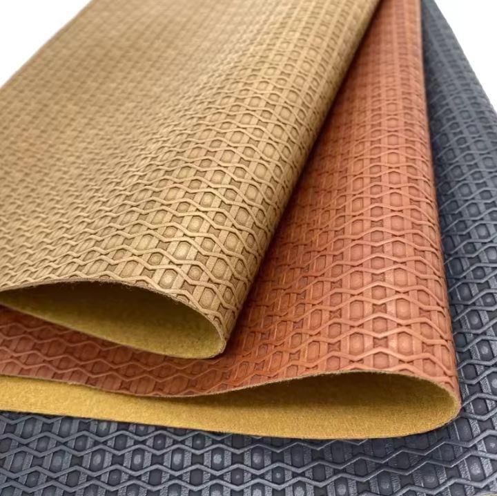 Artificial Pvc Leather Producer Embossed Leather Fabric Pu Pvc By Roll For Bag