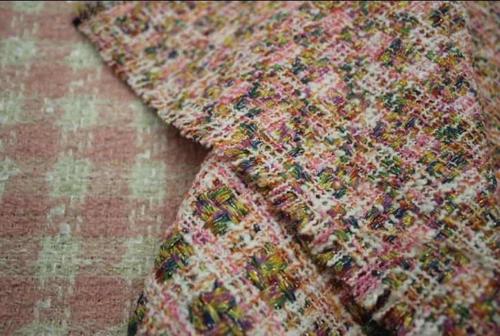 Factory Wholesale Quantity Preferred Woolen Small Fragrance Fashion Sofa Tweed Coat Fabric For Women's Clothing Coat