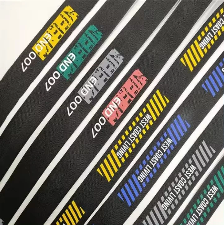 Wholesale Silicone Printed Webbing Polyester Webbing Strap